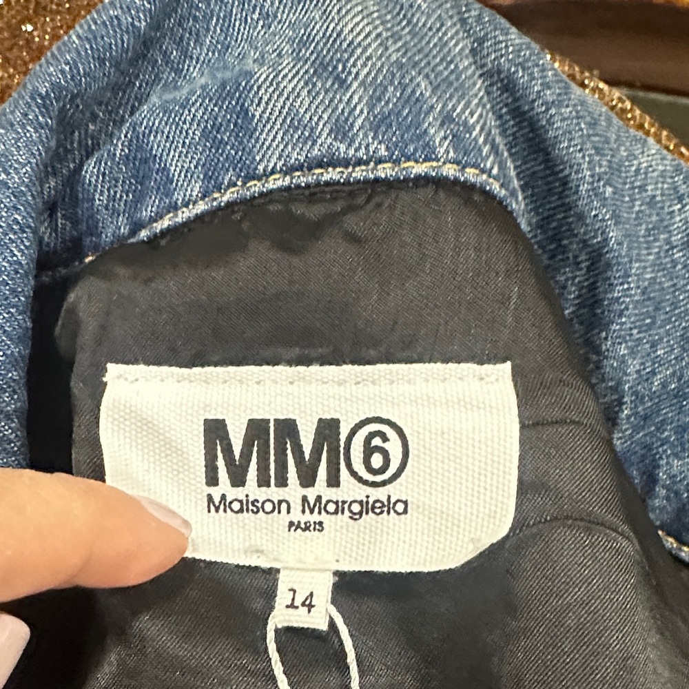 Maison Martin Margiela Blue and Black Kids Jean Jacket - Picture 5 of 5
